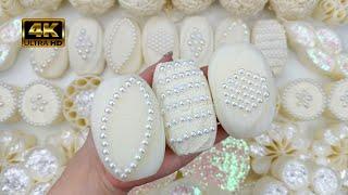 ASMRSoap boxes with starch glitter&foamCutting cubesHand crush soap stripes4K