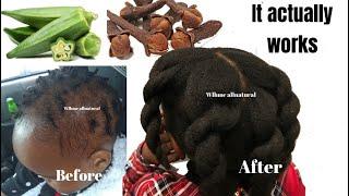 Okra gel for natural hair  How to use Okra gel & cloves for hair growth  How to make okra for hair