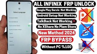 All Infinix FRP Bypass Unlock Without Pc 2024 - No Xshare - No Activity Launcher Android 1314 X6836