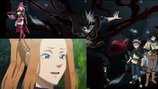 Аста впервые превращается в демона  Чёрный клевер  Black clover 