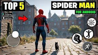 Top 5 Best Spider Man Games For Android  Best spiderman games for android 2024