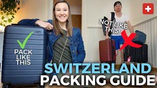 How To Pack For Switzerland in All 4 Seasons  Free Packing List Tips & Product Recommendations