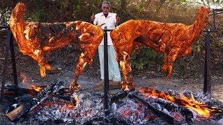 Whole Lamb Roast Recipe  Grilled Full Goats Recipe  Big Tandoori Bakra  Grandpa Kitchen