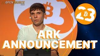 ARK Announcement - Bitcoin 2023