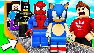 ROBLOX *NEU* SUPERHELDEN LEGO FIGUREN TYCOON SPIDERMAN SONIC VENOM & MEHR