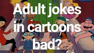 Why adult jokes in cartoons was perfectly fine