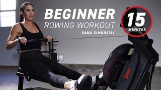 Beginner Rowing Workout - BASIC INTERVAL TRAINING  15 Minutes