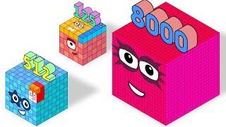 Cube Numbers - Numberblocks 1 to 8000