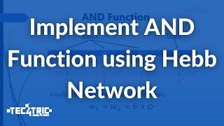 Implement AND Function using Hebb Network  Hebb Rule Example  Tec4Tric