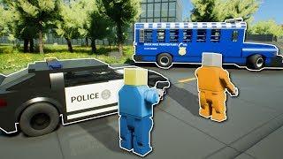 COPS and ROBBERS JAILBREAK? - Brick Rigs Multiplayer Gameplay - Lego Cops and Robbers Roleplay
