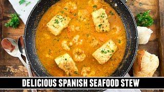 Spains BEST-KEPT Seafood Stew Recipe Caldereta de Bacalao y Gambas