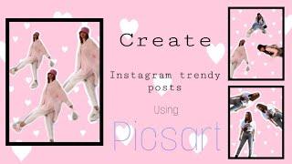 Picsart tutorialpart-1 - Create trendy posts #shorts #picsart #instagram