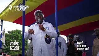 Felix Tshisekedi en campagne à Lodja - Sankuru