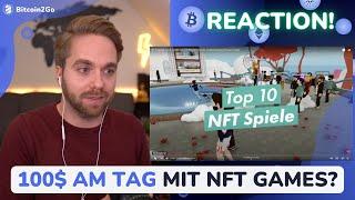 MIT NFT GAMES GELD VERDIENEN? Die Top 10 Play to Earn Games 2022  Reaction @HenryHasselbach