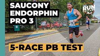 Saucony Endorphin Pro 3 5-Race Review We test the carbon shoe against 5 road race distances