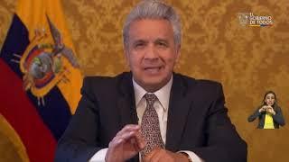 Cadena Nacional del presidente Lenín Moreno 10 marzo de 2020