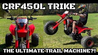 CRF450L Enduro Dirt Bike To Trike conversion bvc trikes