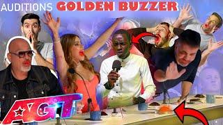 GOLDEN BUZZERjohGE shocks the Judges after his unforgettable Worship on AGT