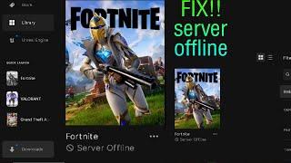 How to fix Fortnite server offline Chapter 4 season OG  Server offline  Chapter 4 Season OG 