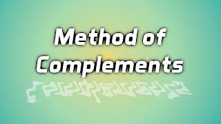 How to subtract without negative signs - The Method of Complements