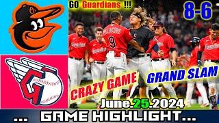 Baltimore Orioles vs. Cleveland Guardians 062524 FULL GAME Highlights  MLB Season 2024