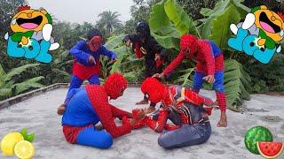 Spider Man Real Life Problem In Outdoors At Fun.