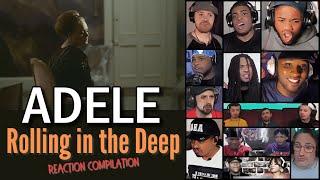 REACTION COMPILATION  Adele - Rolling in the Deep  Reaction Mashup
