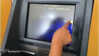 Video tutorial cara bank in duit di mesin ATM Maybank