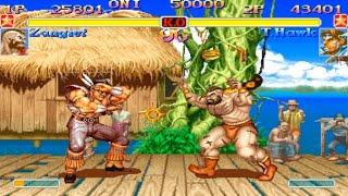 TAS Zangief VS T. Hawk Hyper Street Fighter 2