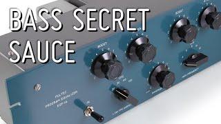 The history of the Pultec EQ low end trick
