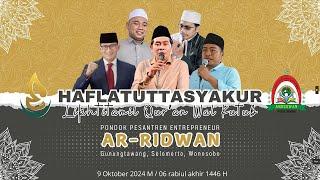  LIVE KH ANWAR ZAHID   HAFLATUTTASYAKUR LIKHTITAMIL QURAN WAL KUTUB PP ENTERPRENEUR AR-RIDWAN