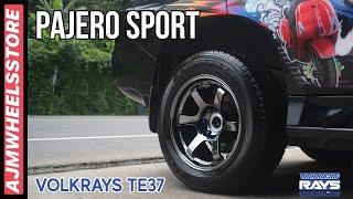 MODIFIKASI PAJERO SPORT VELG VOLKRAYS TE37 PROGRESIVE  AJMWHEELSSTORE