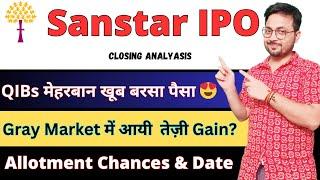 Sanstar IPO Allotment Chances  Date & More  Sanstar IPO Latest GMP  Sanstar IPO Subscription #SMT