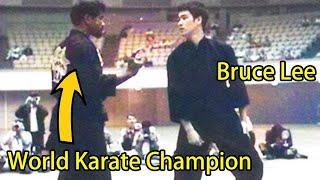 Bruce Lee is Way Too FAST for Karate World Champion