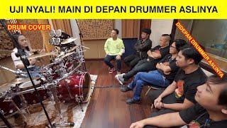 DRUM COVER LAGU DIDEPAN DRUMMER ASLINYA... BUNGA BANGSA UJI NYALI