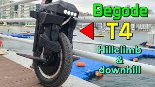 Begode T4 hillclimb & downhill riding #EUC #begode #T4 #BegodeT4