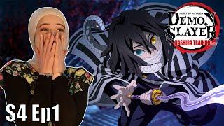 Let the training arc begin  Demon Slayer Kimetsu No Yaiba Season 4 Episode 1 Reaction