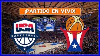  ESTADOS UNIDOS vs PUERTO RICO EN VIVO  BÁSQUET JJ.OO - PARIS 2024  LA SECTA DEPORTIVA