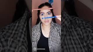 No foundation begginer makeupblue eyes look  #shorts #begginermakeup #youtubeshorts #blueyesmakeup