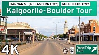 Kalgoorlie-Boulder Driving Tour - Western Australia - Ambient Audio  POV