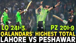 Qalandars Hits Highest Score of 241-3 Runs Against Zalmi  Lahore vs Peshawar  HBL PSL 2023  MI2A