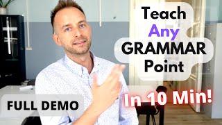 Teach Any English Grammar Point In 10 Minutes