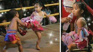Muay Thai ShowรีนะRIINA VS Nung1 リイナ VS ヌン！【30000000views】ムエタイ キックボクシング 子供 試合！ タイKickboxing