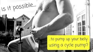 Can I pump up my belly with a bike pump??  Yes is the answer