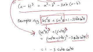 Cubic equation identities in maths