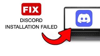 How To Fix Discord Installation Has Failed Error  Windows 1011 - 2024 Quick & Easy