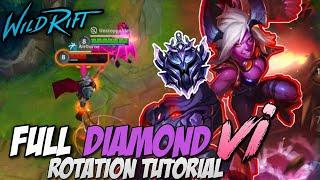 THIS IS HOW YOU ROTATE AS A JUNGLER HIGH ELO VI ROTATION TUTORIAL + GIVEAWAY  WILDRIFT GAMEPLAY