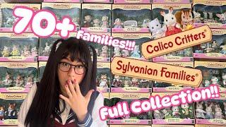 My FULL Sylvanian Families COLLECTION  All the Calico Critters Family sets that I own 2024