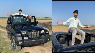 2022 Mahindra thar Convertible top - how to open & close 