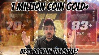 *THESE PACKS ARE INSANE* 1 MILLION COIN GOLD+ PACK OPENING IN MADDEN 23 BEST COIN PACK RIGHT NOW